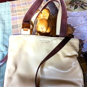 Mondani New York Brown and Creme purse